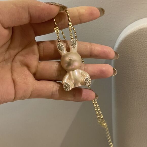 NEW BUNNY RABBIT NECKLACE 19" - Picture 5 of 6